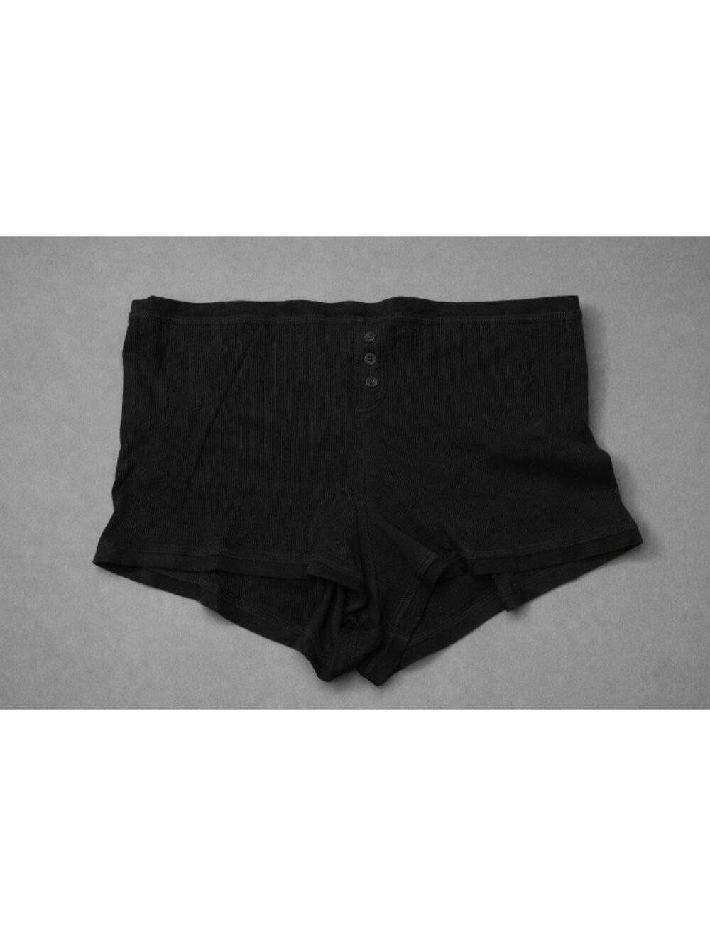 Victoria’s Secret Cotton Rib Mesh‑Trim Lounge Shorts retro pinup sexy Style NWOT